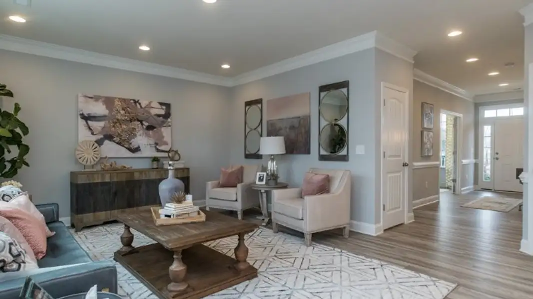 Representative furnished interior of a home built from the Devon by DRB Homes in McBride, Indian Trail (Image 6).