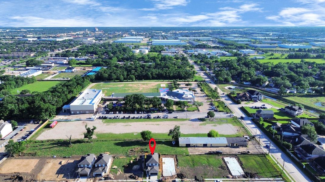 Front exterior of a new home in , Stafford, TX, highlighting curb appeal (Image 28).