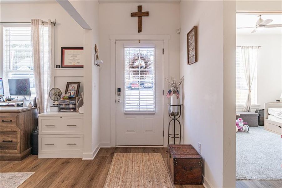 Furnished interior view inside a new home in River Station, Monroe (Image 17).