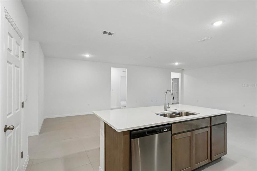 Furnished interior view inside a new home in Eagletail Landings, Howey-in-the-Hills (Image 5).