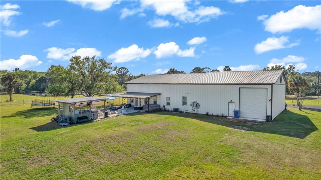 Exterior details and patio area of a home in , Osteen (Image 22).