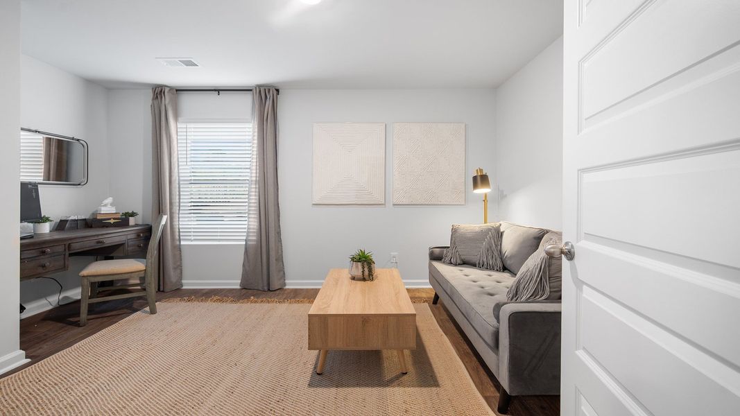 Furnished interior view inside a new home in The Groves at Bees Creek, Ridgeland (Image 22).