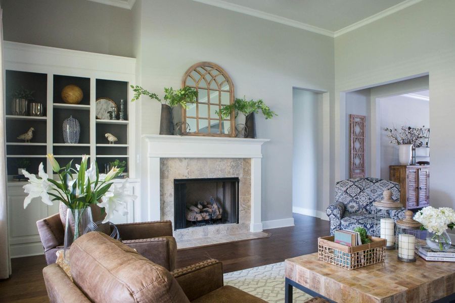 Furnished interior view inside a new home in White Oak, Arlington (Image 5). Furnished interior view inside a new home in White Oak, Arlington (Image 5).