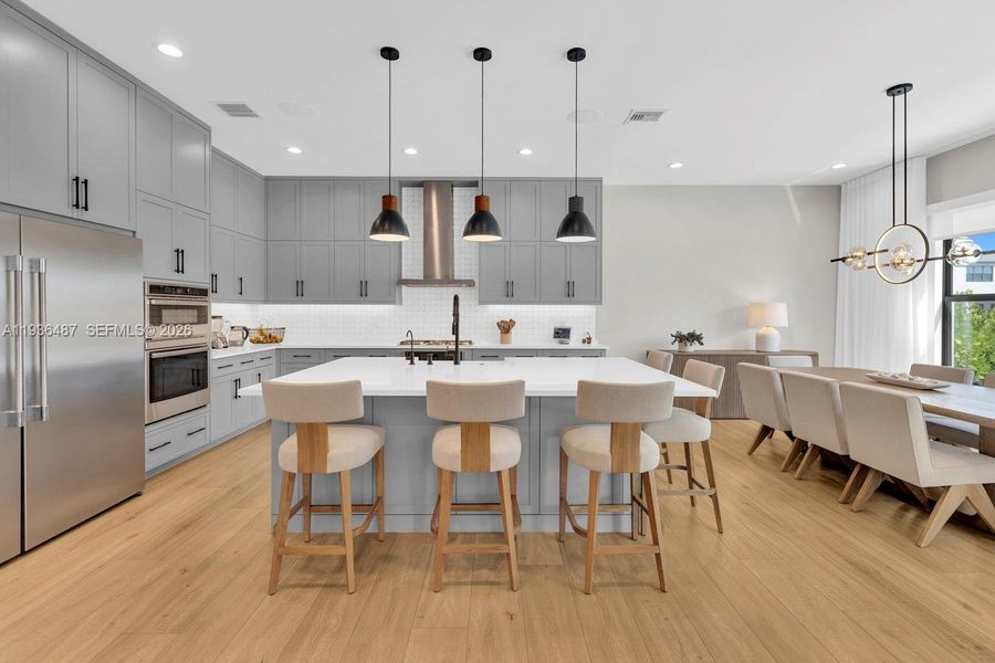 Furnished interior view inside a new home in , Boca Raton (Image 34).