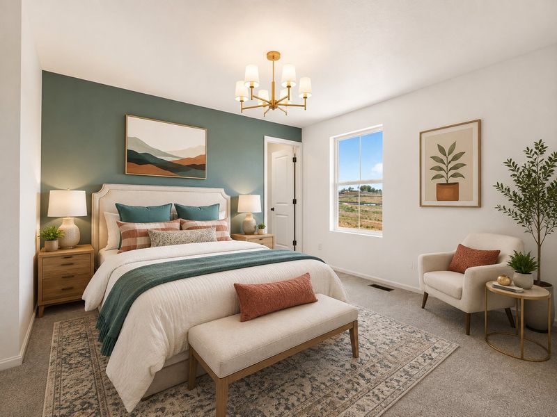Furnished interior view inside a new home in Lake Bluff, Greeley (Image 11).