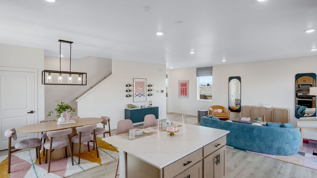 Representative furnished interior of a home built from the Elder by D.R. Horton in Sky Ranch, Watkins (Image 12).