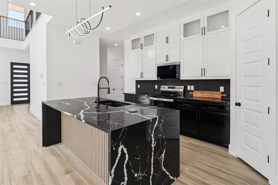 Furnished interior view inside a new home in , Dallas (Image 6).