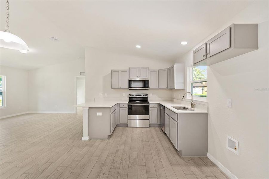 Furnished interior view inside a new home in , Ocala (Image 6).