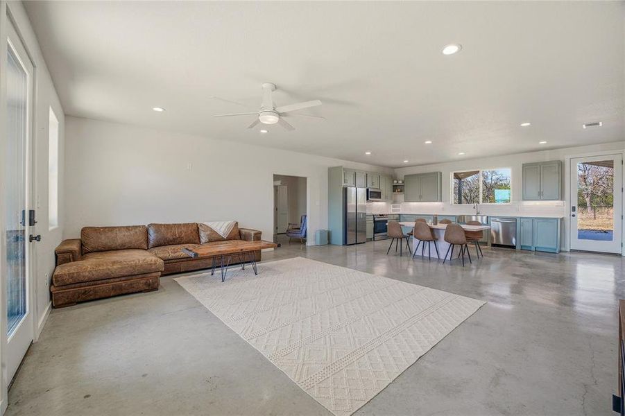 Furnished interior view inside a new home in , Santo (Image 12).