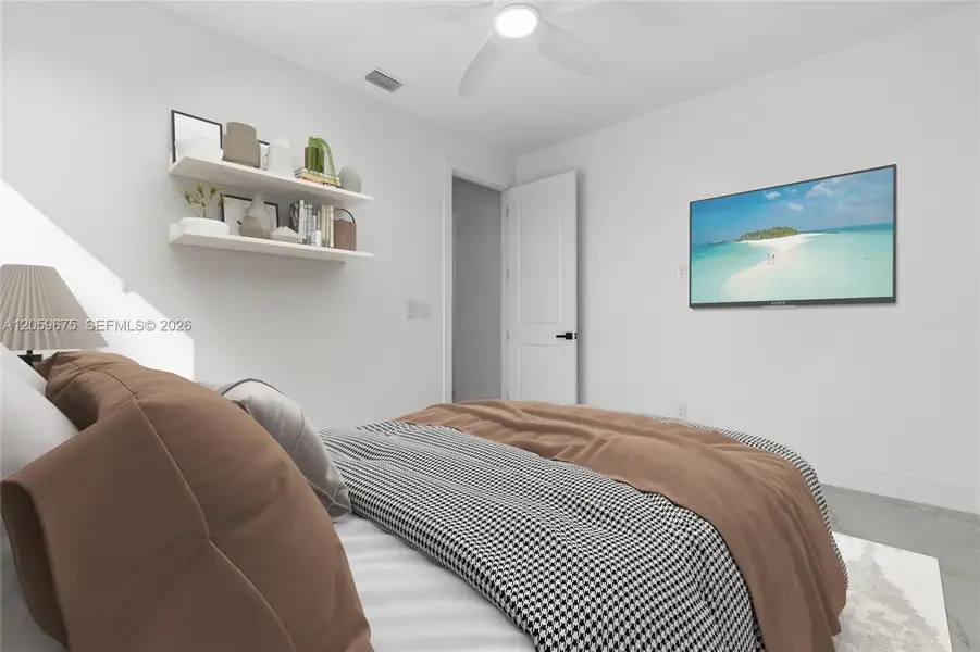Furnished interior view inside a new home in , Cape Coral (Image 9).
