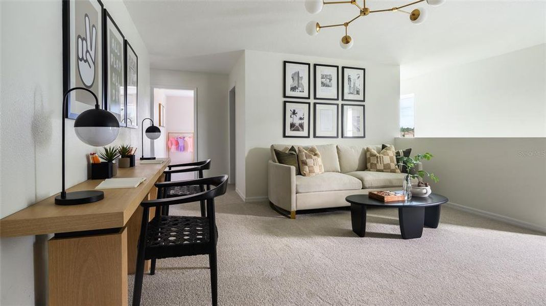 Furnished interior view inside a new home in Pasadena Ridge, Zephyrhills (Image 21).
