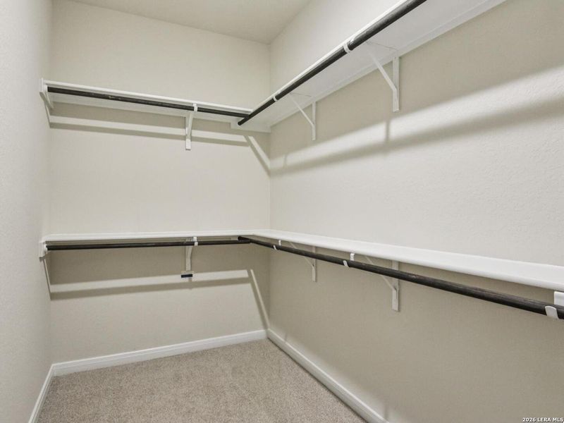 Spacious, unfurnished interior of a new home in Legendary Trails - Classic Series, Cibolo (Image 14). Spacious, unfurnished interior of a new home in Legendary Trails - Classic Series, Cibolo (Image 14).