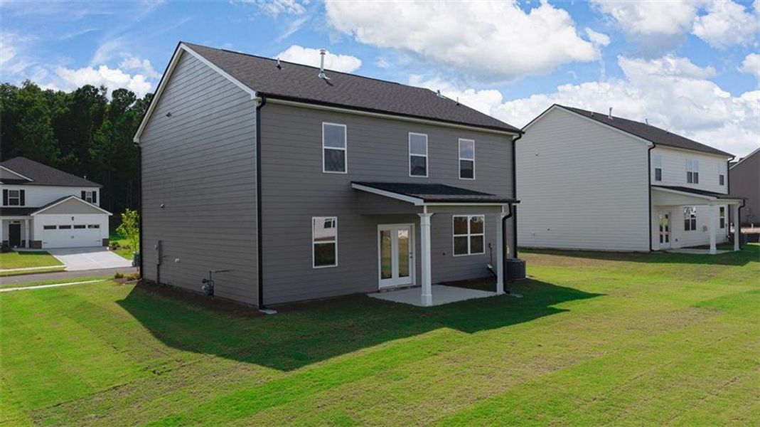 Exterior details and patio area of a home in Jackson Landing, Jefferson (Image 3).