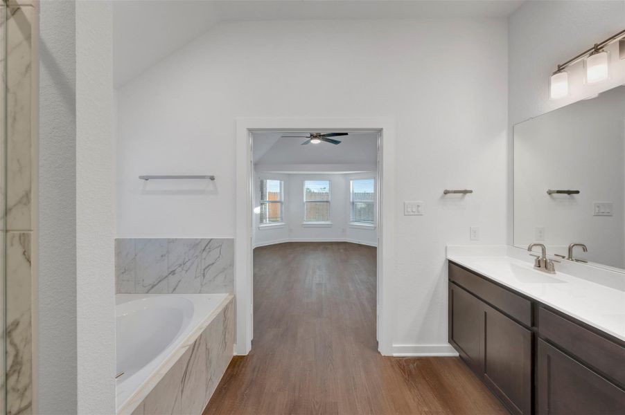 Furnished interior view inside a new home in Summerview, Fulshear (Image 11).