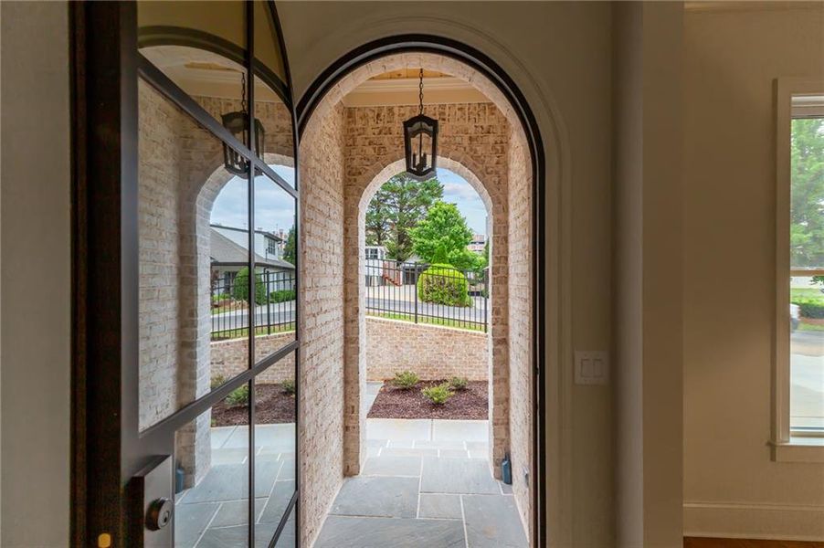 Exterior details and patio area of a home in , Buford (Image 28).