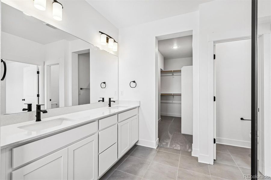 Furnished interior view inside a new home in Painted Prairie Cottage, Aurora (Image 9).