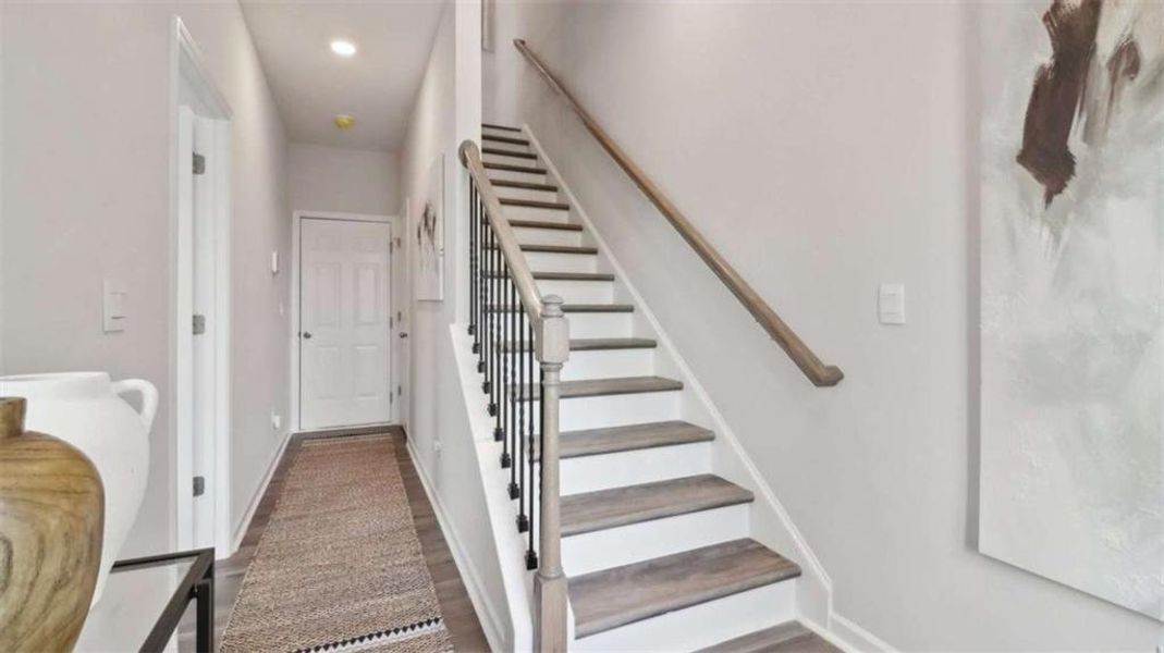 Spacious, unfurnished interior of a new home in Townes at Asbury, Hapeville (Image 20).