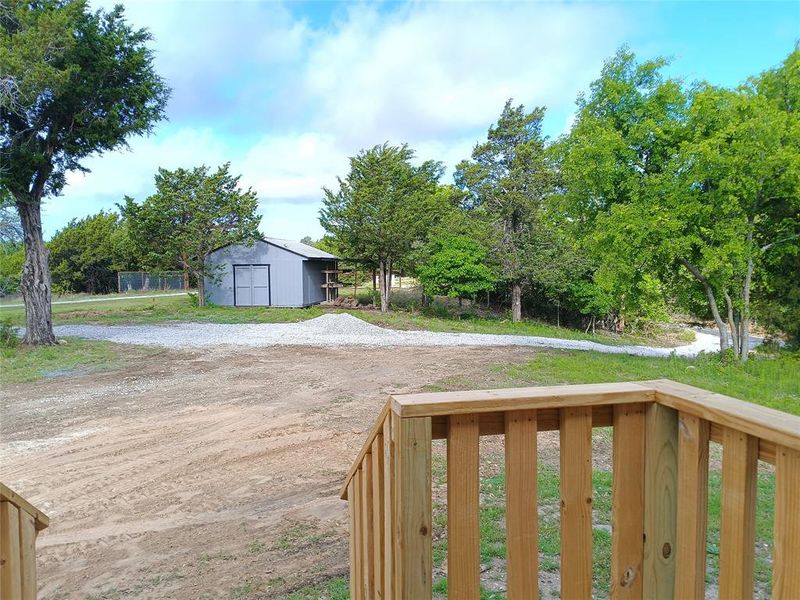 Exterior details and patio area of a home in , Springtown (Image 10).