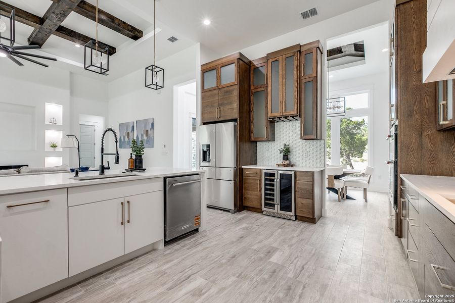 Furnished interior view inside a new home in , Mico (Image 16).