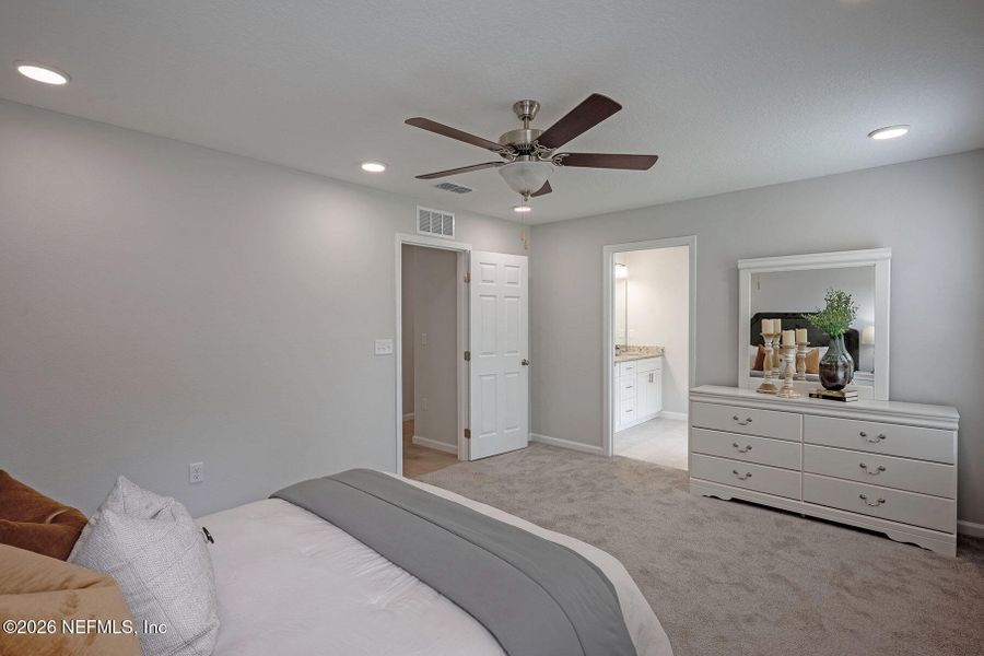 Furnished interior view inside a new home in , Jacksonville (Image 33).