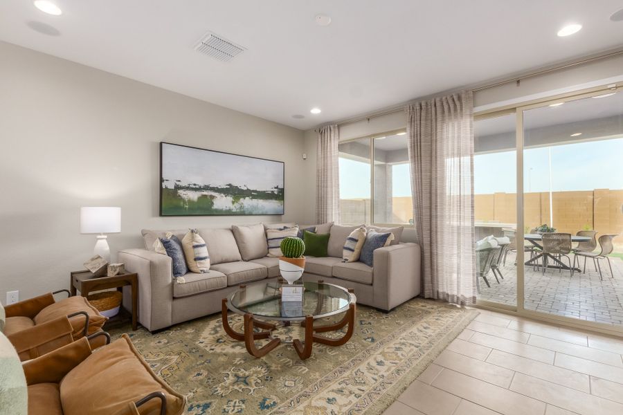 Furnished interior view inside a new home in Stonehaven, Glendale (Image 3).