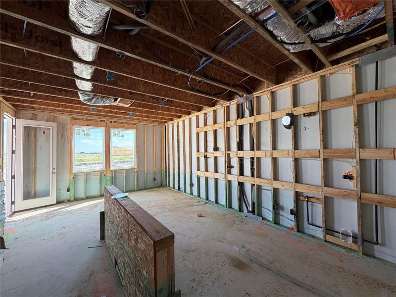 In-progress construction of a new home in The Trails at Carmel, Pflugerville, TX (Image 10). In-progress construction of a new home in The Trails at Carmel, Pflugerville, TX (Image 10).