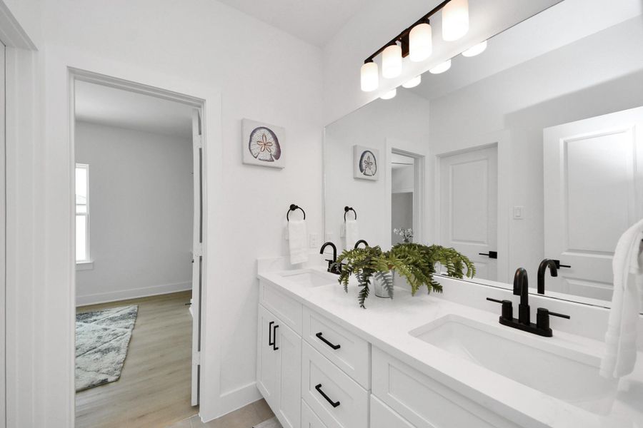 Furnished interior view inside a new home in , Houston (Image 14).