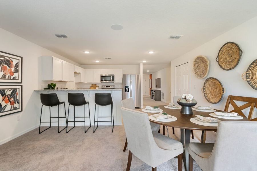 Representative furnished interior of a home built from the King by Holiday Builders in Poinciana, Poinciana (Image 4). Representative furnished interior of a home built from the King by Holiday Builders in Poinciana, Poinciana (Image 4).