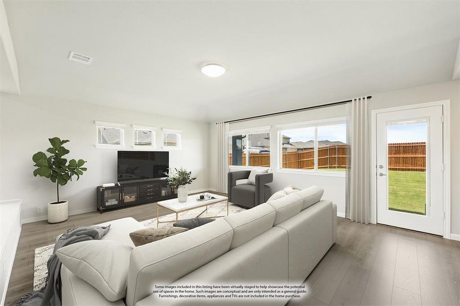 Furnished interior view inside a new home in Heartland Elements, Crandall (Image 11). Furnished interior view inside a new home in Heartland Elements, Crandall (Image 11).