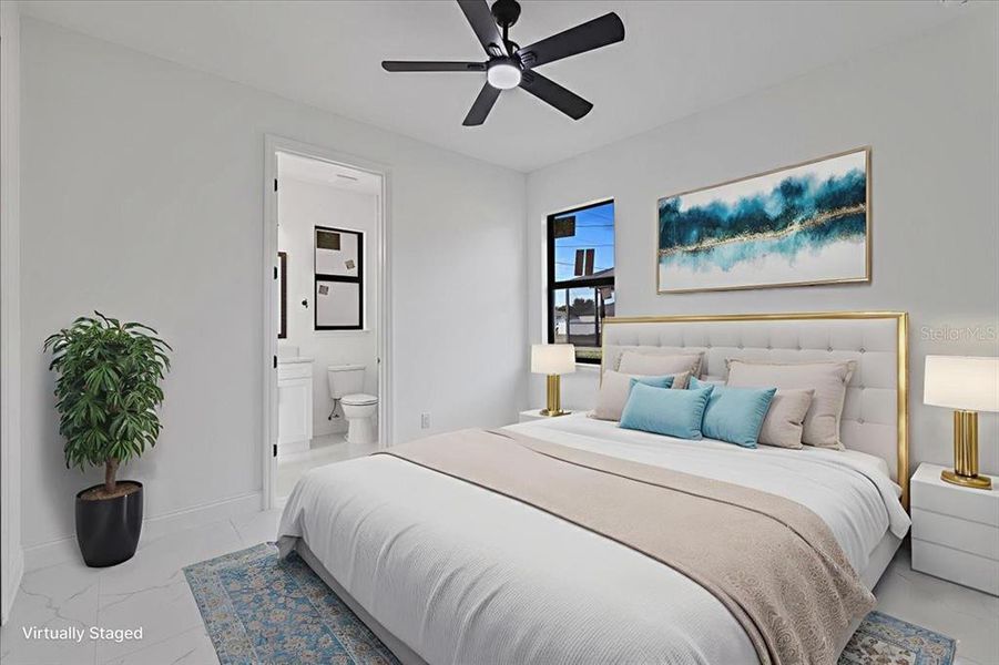 Furnished interior view inside a new home in , Cape Coral (Image 15).