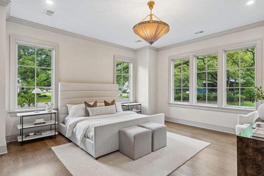 Furnished interior view inside a new home in , Mount Pleasant (Image 39).