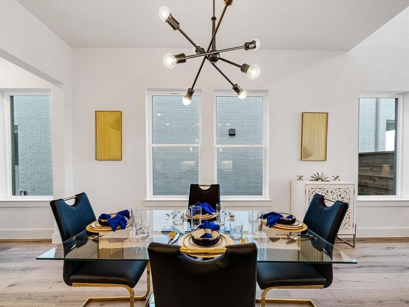 Furnished interior view inside a new home in Royal Court, Little Elm (Image 38).