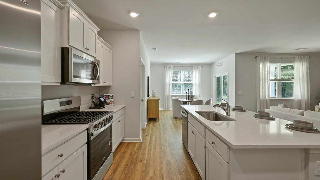 Furnished interior view inside a new home in Pineview North, Summerville (Image 3).