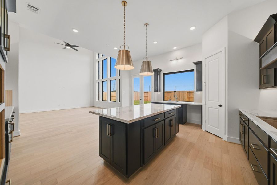 Furnished interior view inside a new home in , Katy (Image 8).