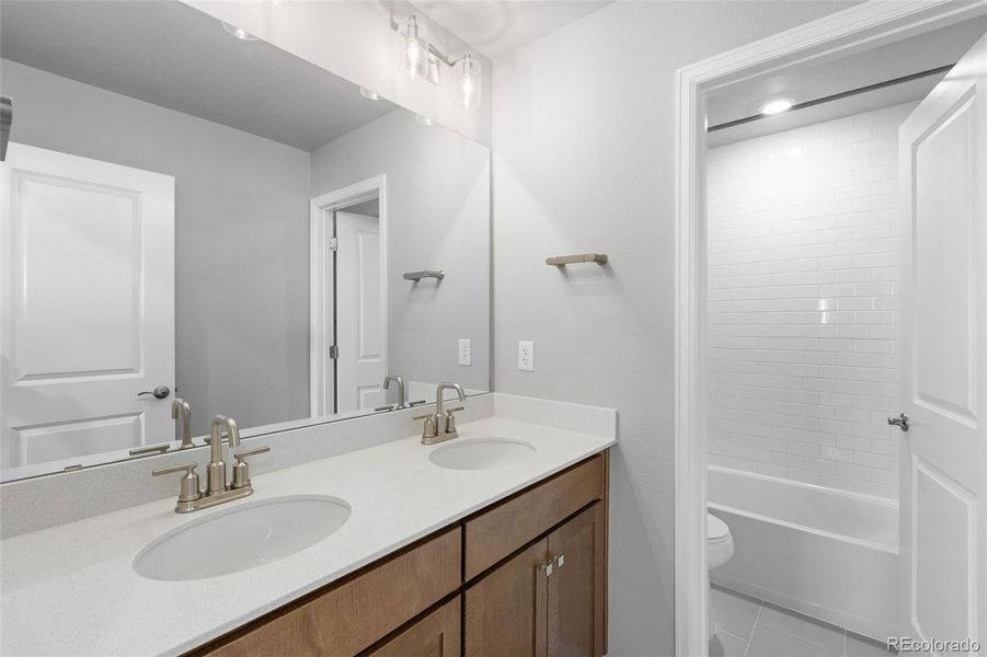 Furnished interior view inside a new home in , Thornton (Image 7).