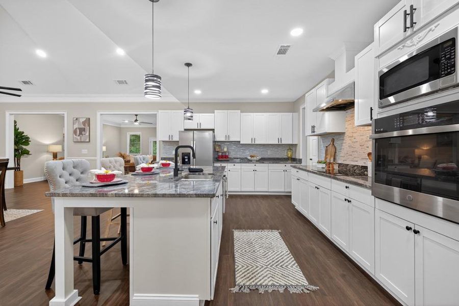 Furnished interior view inside a new home in , Oxford (Image 50). Furnished interior view inside a new home in , Oxford (Image 50).