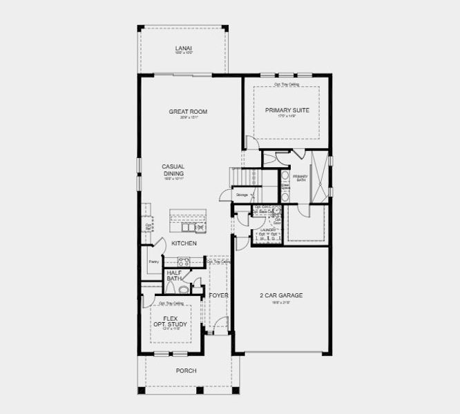 2D floor plan layout of this home in Veranda Oaks, Port St. Lucie, FL (Image 3). 2D floor plan layout of this home in Veranda Oaks, Port St. Lucie, FL (Image 3).