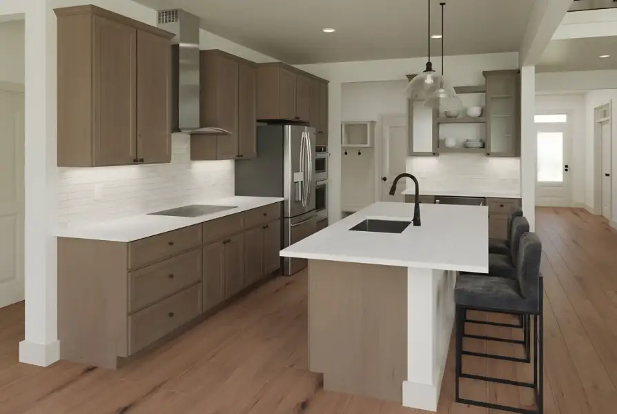 Furnished interior view inside a new home in Stonehaven, Winder (Image 18).
