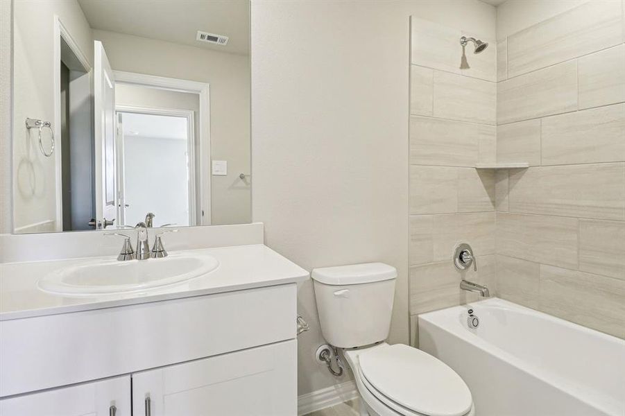 Photo is not of the actual home, but is an inspirational photo of builder’s model home and may depict options, furnishings, and/or decorator features that are not included.