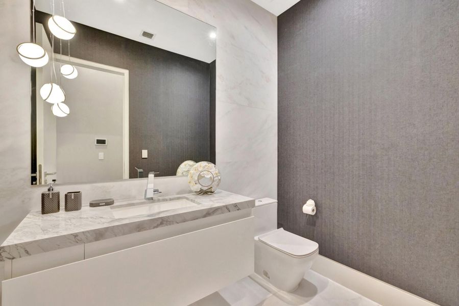 Furnished interior view inside a new home in , Fort Lauderdale (Image 37).