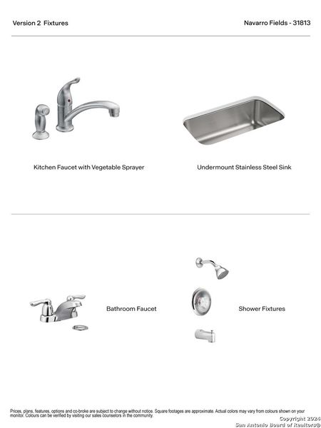 Sample of building materials used in homes in Navarro Fields, Seguin (Image 29).