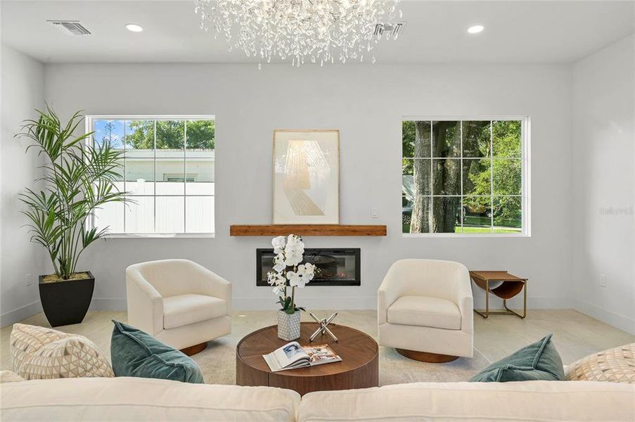 Furnished interior view inside a new home in , Winter Park (Image 53).