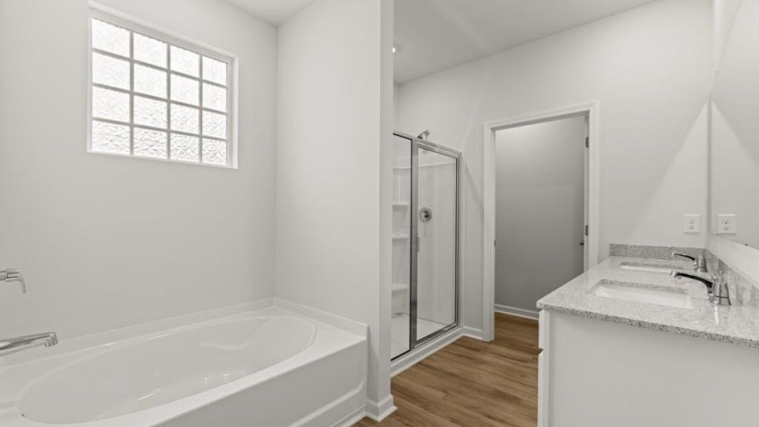 Furnished interior view inside a new home in Liberty Crossing, Braselton (Image 7).