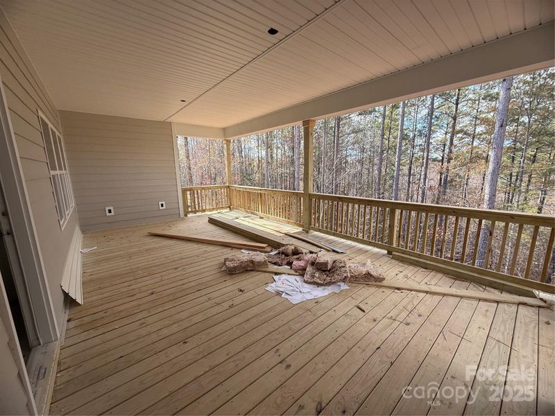 Massive Covered Back Deck Massive Covered Back Deck