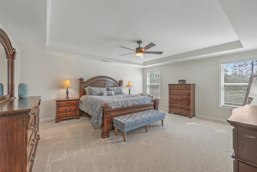 Furnished interior view inside a new home in Parker's Preserve, Ridgeville (Image 33).