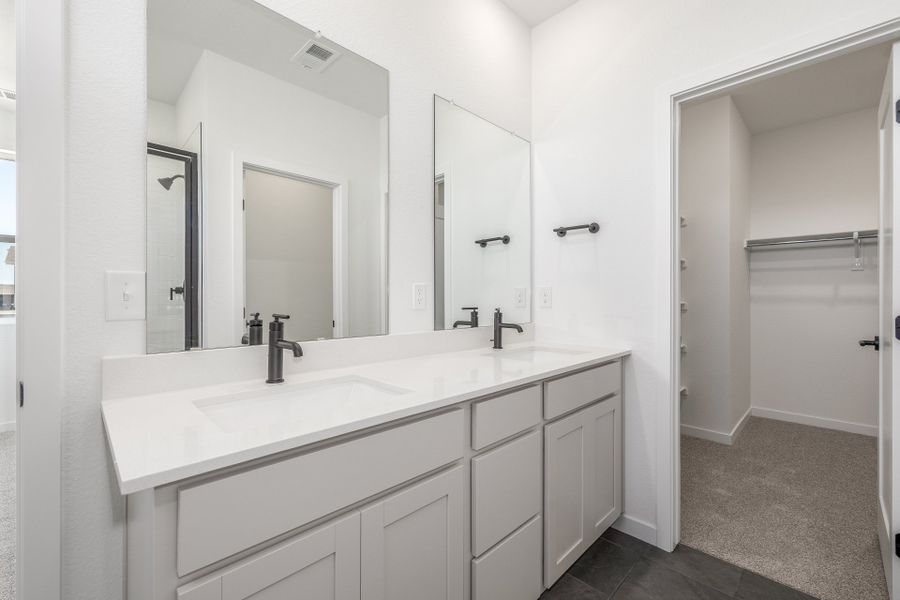 Furnished interior view inside a new home in Painted Prairie, Aurora (Image 11).