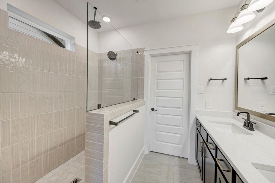 Furnished interior view inside a new home in Two Step Farm - Cottages Row Collection, Montgomery (Image 7).