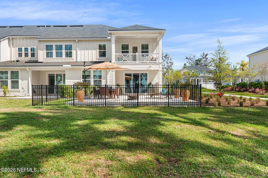 Exterior details and patio area of a home in , St. Johns (Image 25).