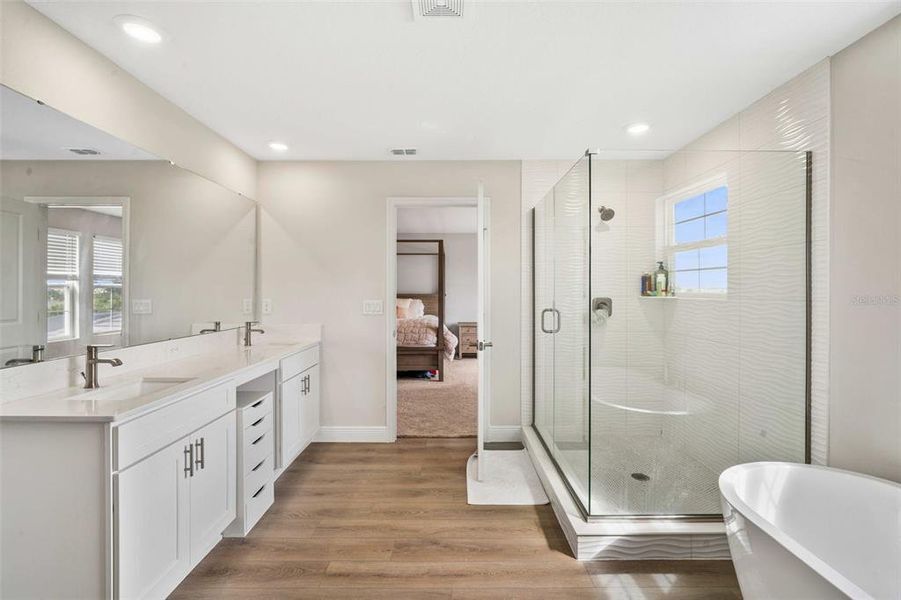 Furnished interior view inside a new home in Mirada, San Antonio (Image 45).