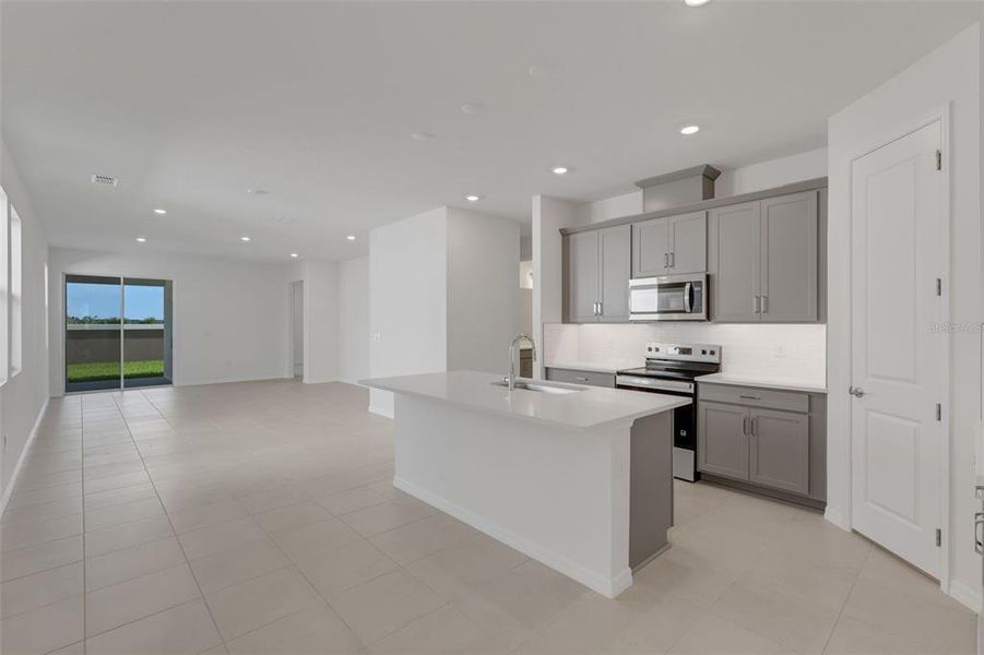Furnished interior view inside a new home in Seaire, Parrish (Image 9).